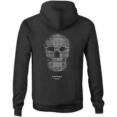 DEATH INVADERS - Mens Pocket Hoodie - BACK PRINT