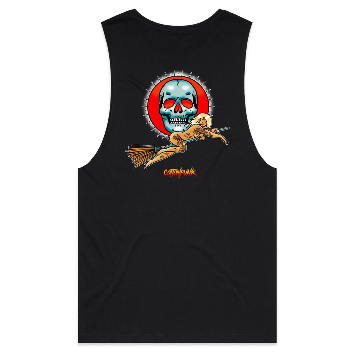 WITCHCRAFT - Mens Sleeveless T-Shirt - BACK PRINT