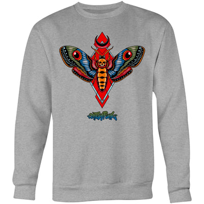 MOTH - Mens Sweatshirt - FRONT PRINT