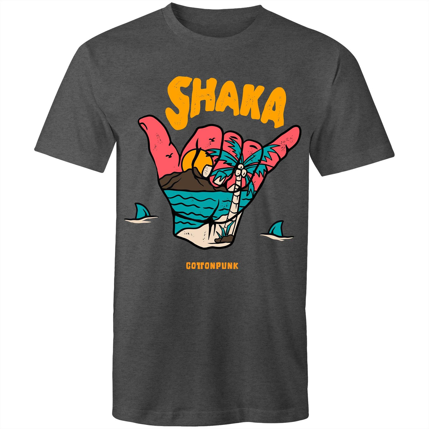 SHAKA - Mens T-Shirt - FRONT PRINT