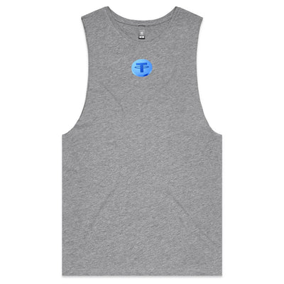 TETHER - Mens Sleeveless T-Shirt - BACK PRINT