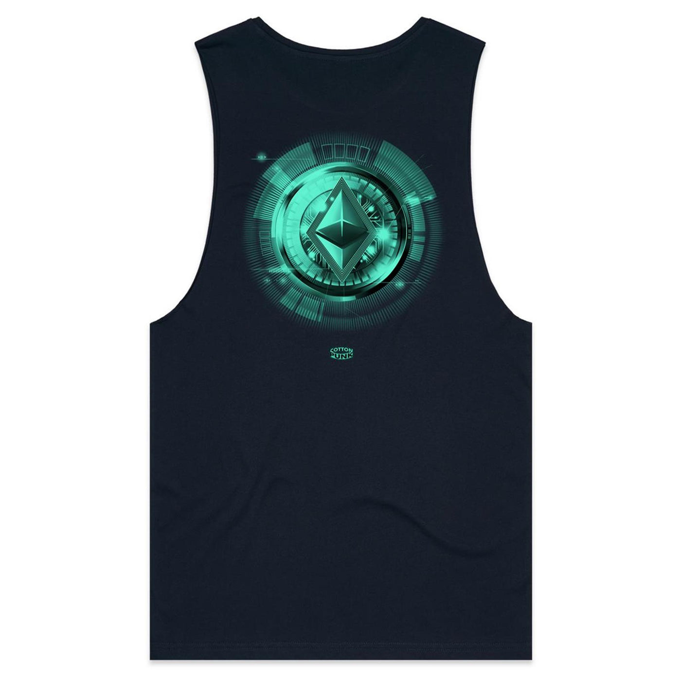 ETHEREUM III - Mens Sleeveless T-Shirt - BACK PRINT