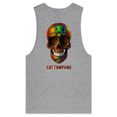 DEATH IN CANCÚN - Mens Sleeveless T-Shirt - BACK PRINT