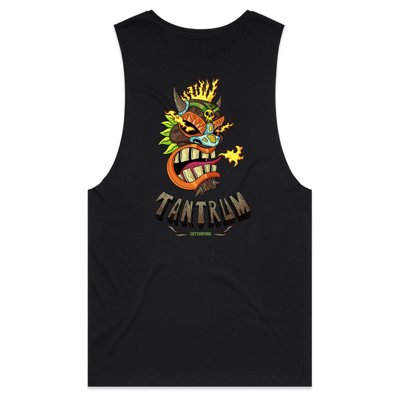 TANTRUM - Mens Sleeveless T-Shirt - BACK PRINT