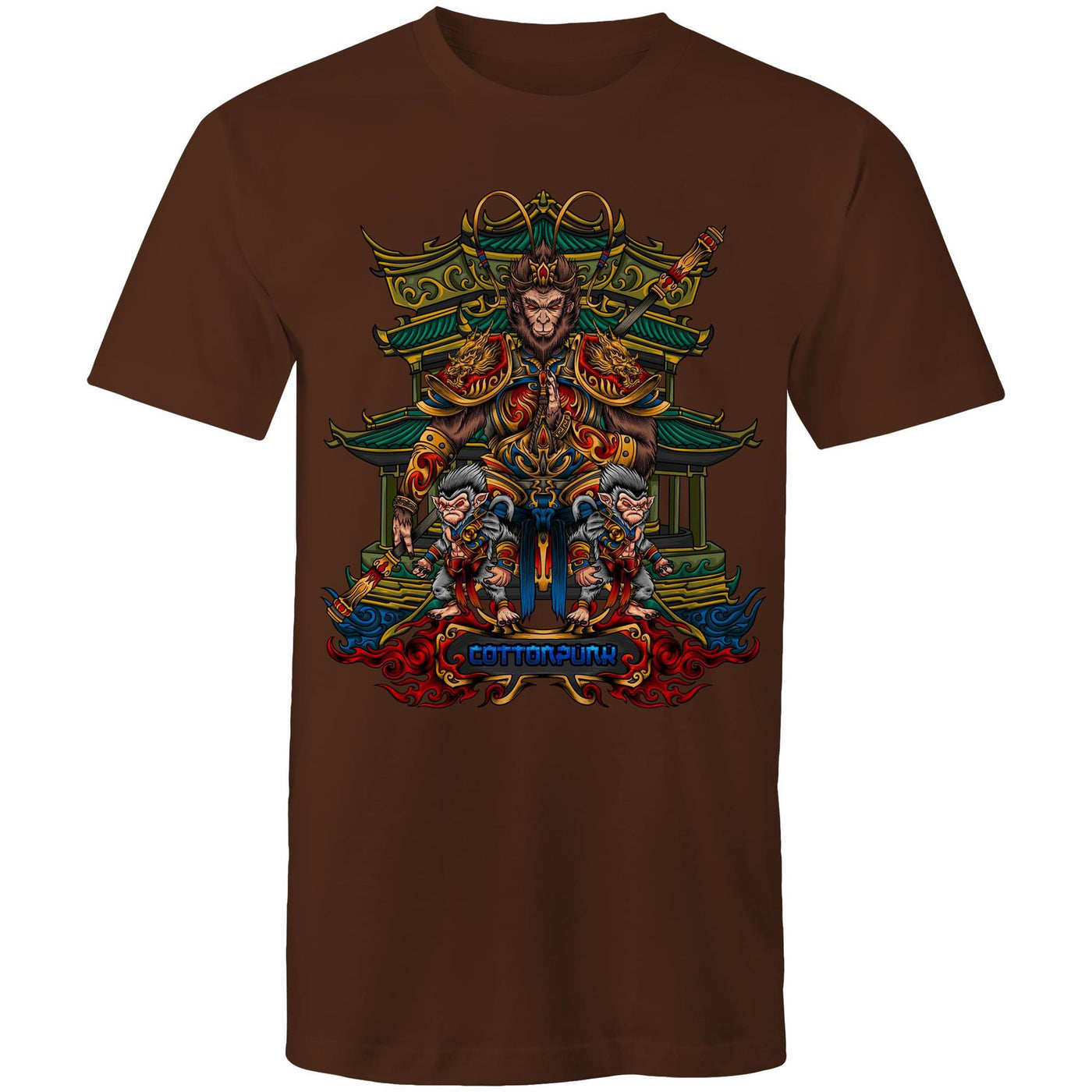 MONKEY KING - Mens T-Shirt - FRONT PRINT