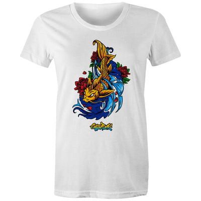 KOI (W) - Womens T-Shirt - FRONT PRINT