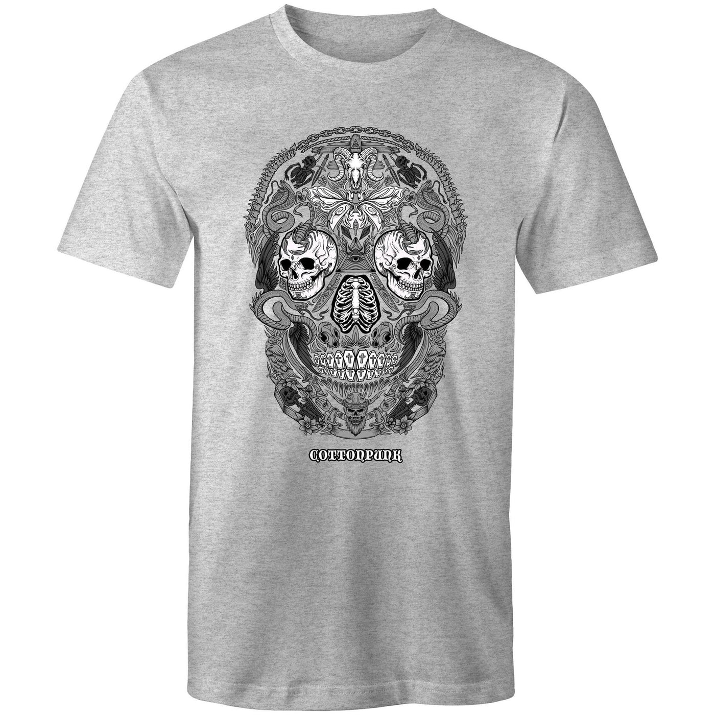 RUST IN PEACE B&W - Mens T-Shirt - FRONT PRINT