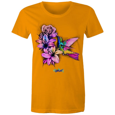 HUMMINGBIRD - Womens T-Shirt - FRONT PRINT