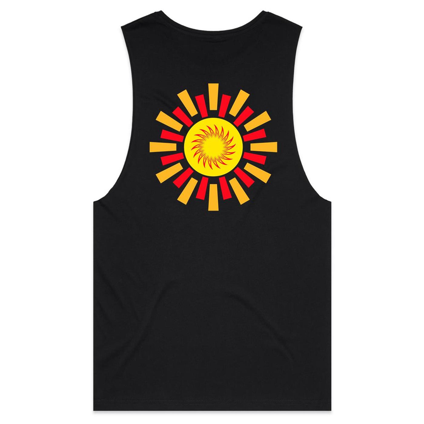 SUNDANCE II (R) - Mens Sleeveless T-Shirt - BACK PRINT