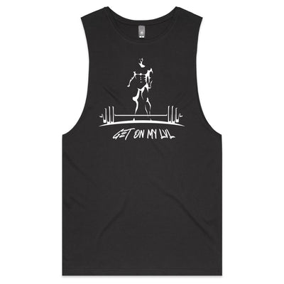 GET ON MY LVL - Mens Sleeveless T-Shirt - FRONT PRINT