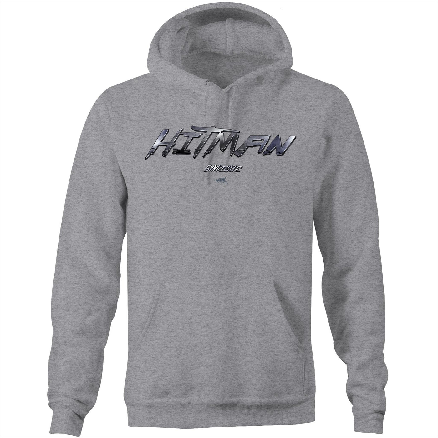 HITMAN - Mens Pocket Hoodie - FRONT PRINT