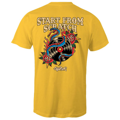 START FROM SCRATCH - Mens T-Shirt - BACK PRINT