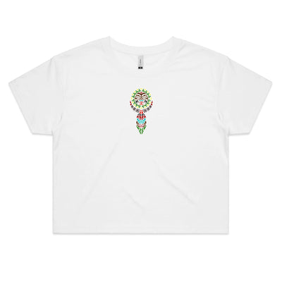 PAINKILLA (W) - Womens Crop T-Shirt - BACK PRINT