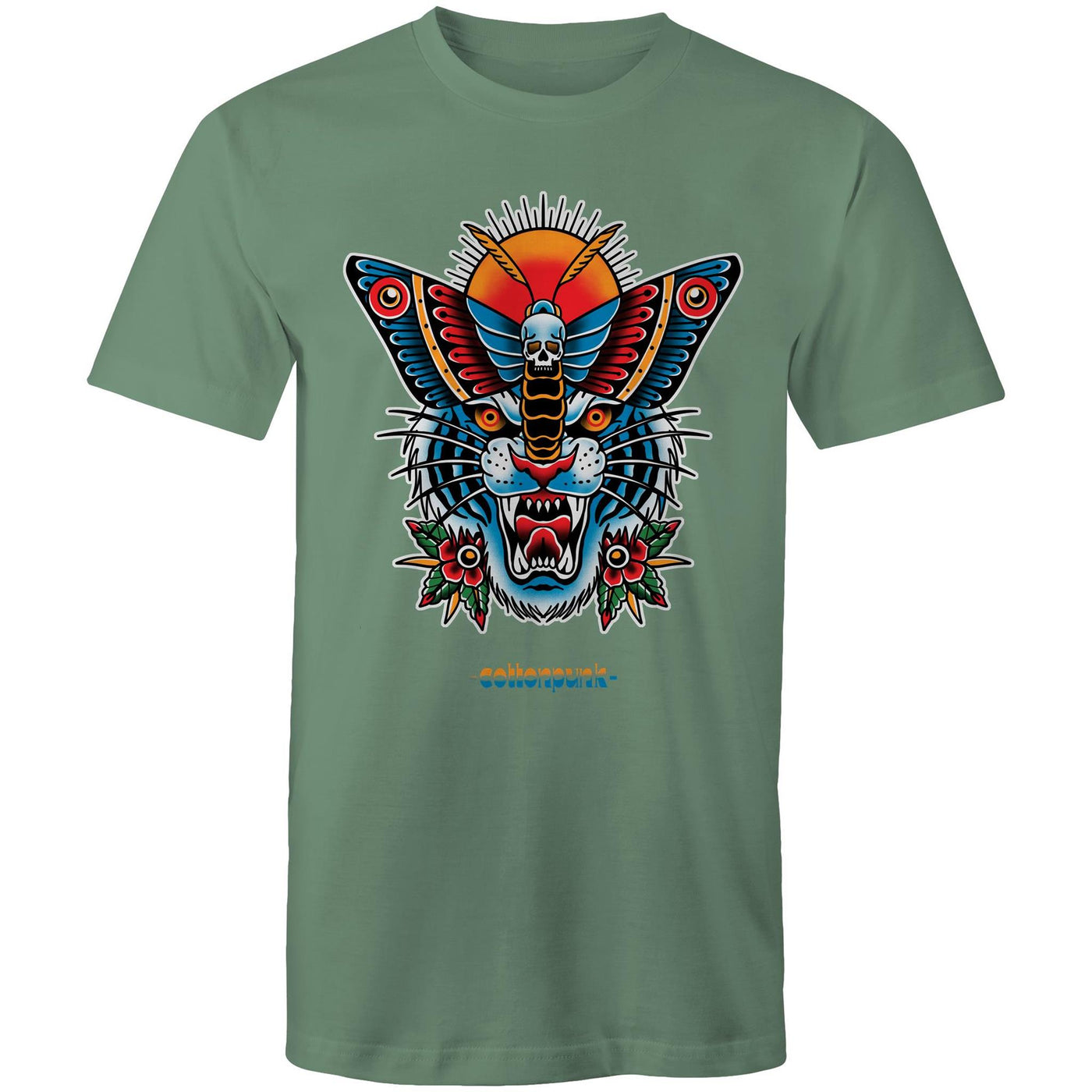 TIGERMOTH - Mens T-Shirt - FRONT PRINT