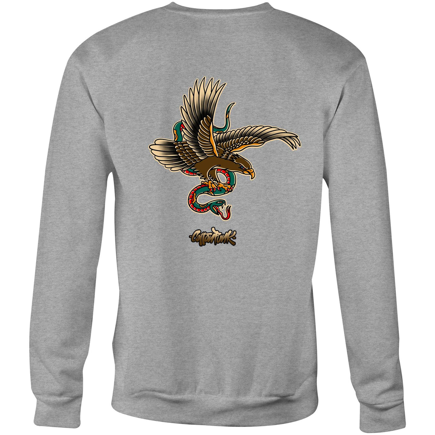 BUZZARD - Mens Sweatshirt - BACK PRINT