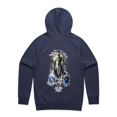 GOD WARRIOR - Mens Pocket Hoodie - BACK PRINT