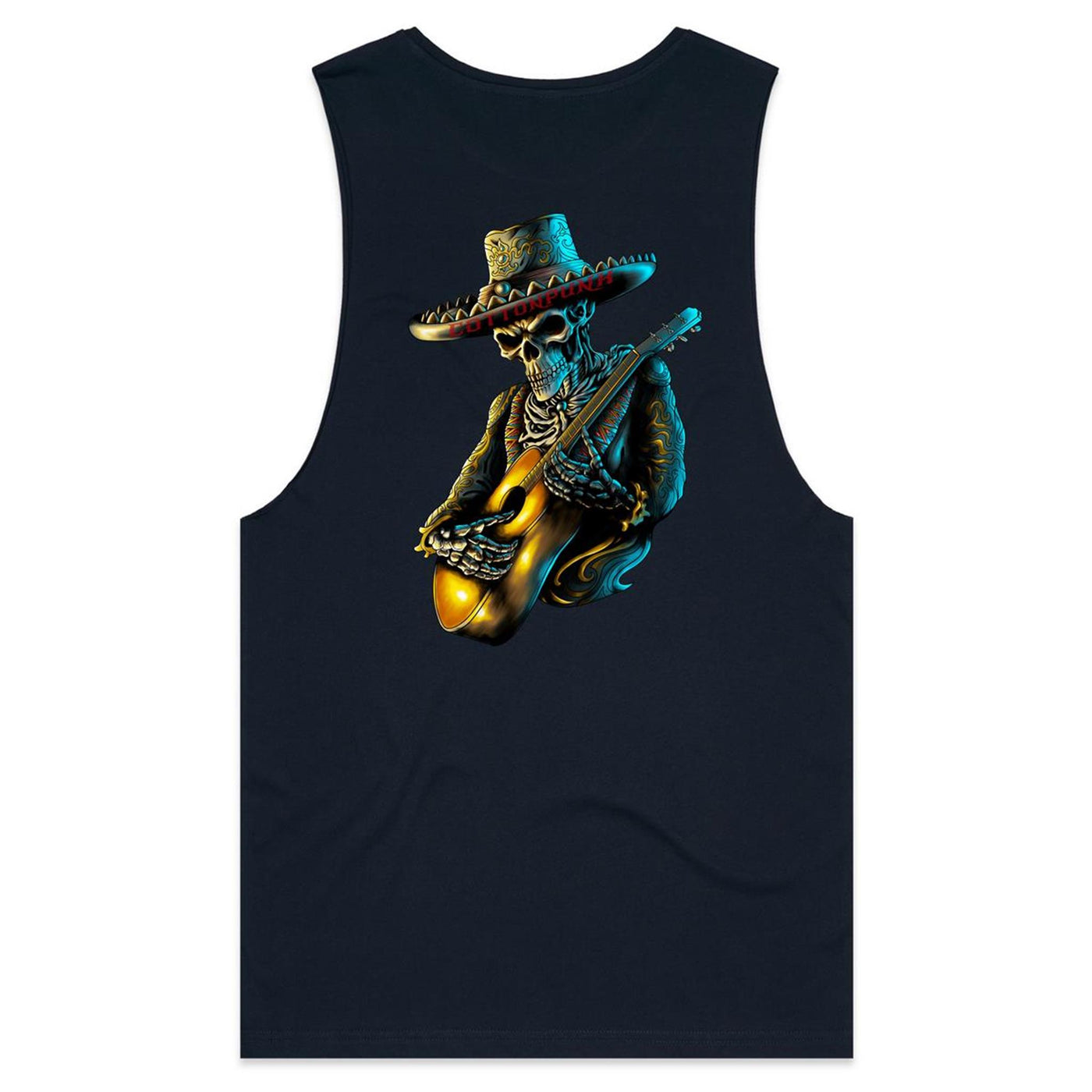 MARIACHI - Mens Sleeveless T-Shirt - BACK PRINT