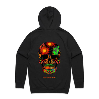 DEATH BY SUNSET - Mens Pocket Hoodie - BACK PRINT