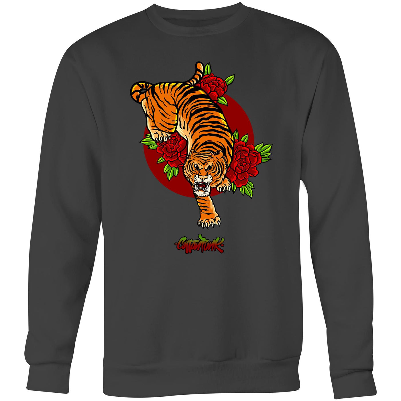 JUNGLE KING - Mens Sweatshirt - FRONT PRINT