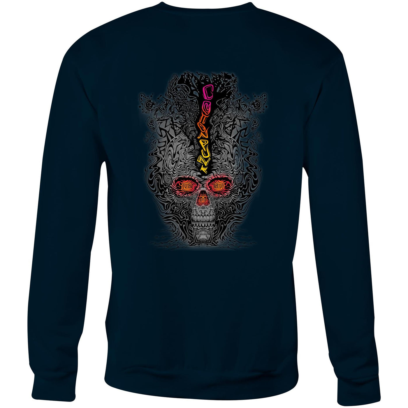 FRAGMENTED DETOX - Mens Sweatshirt - BACK PRINT