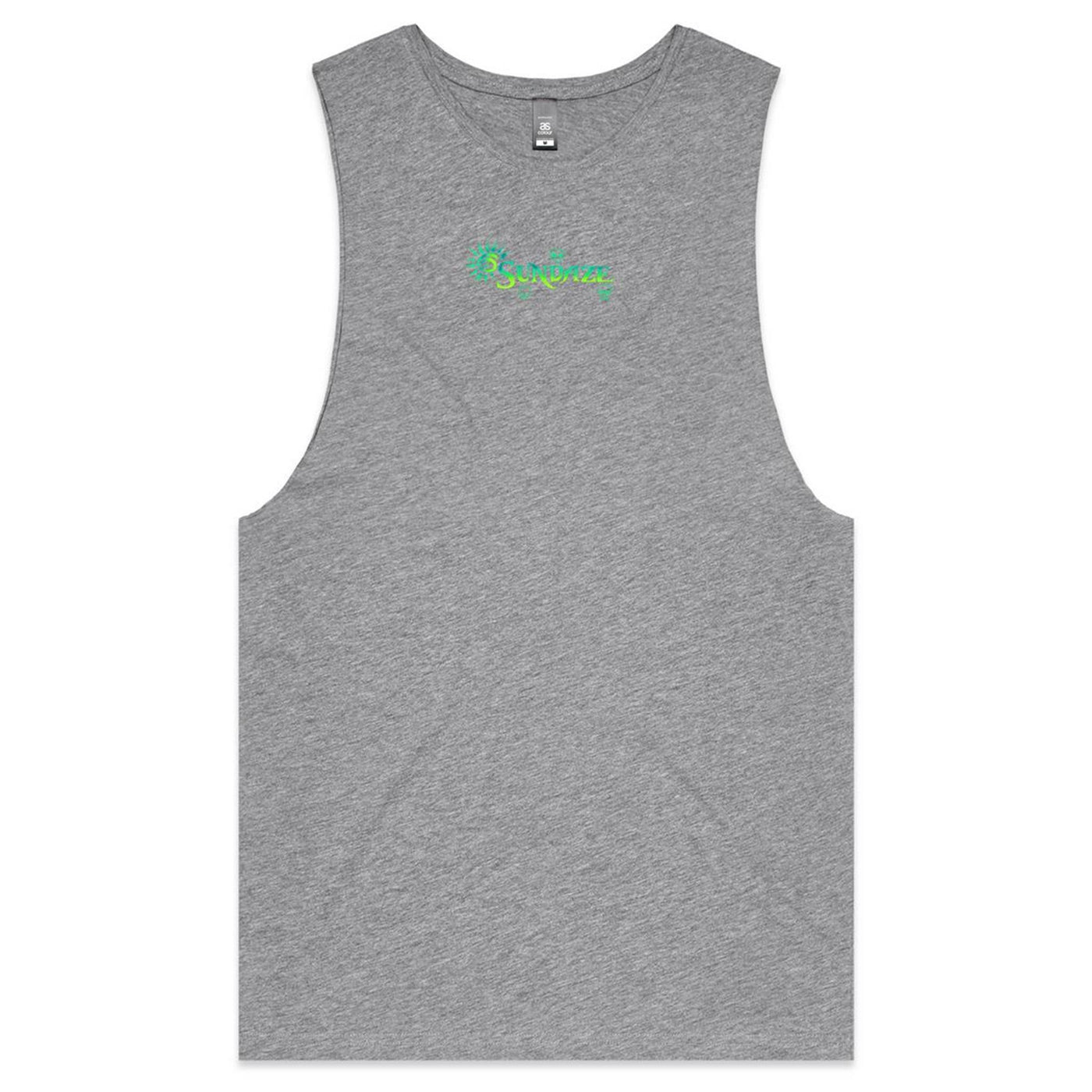 SUNDAZE (G) - Mens Sleeveless T-Shirt - BACK PRINT