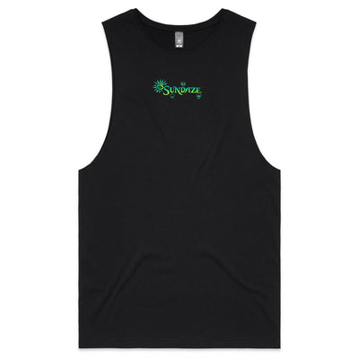 SUNDAZE (G) - Mens Sleeveless T-Shirt - BACK PRINT