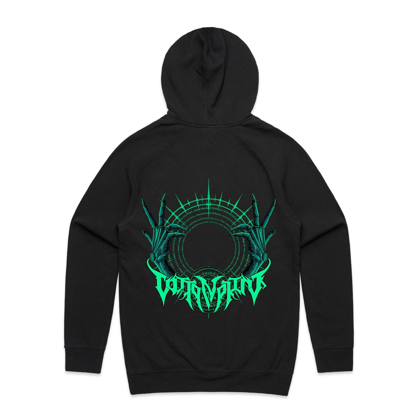 RISING II - Mens Pocket Hoodie - BACK PRINT