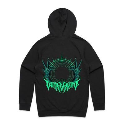 RISING II - Mens Pocket Hoodie - BACK PRINT