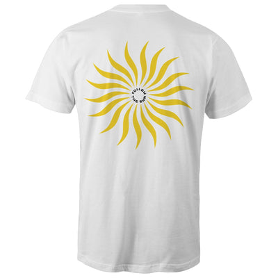 FOLLOW THE SUN II - Mens T-Shirt - BACK PRINT