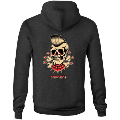 ELVIS IS NOT DEAD - Mens Pocket Hoodie - BACK PRINT