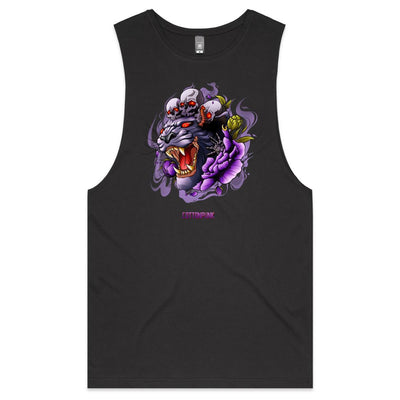 PANTHER - Mens Sleeveless T-Shirt - FRONT PRINT