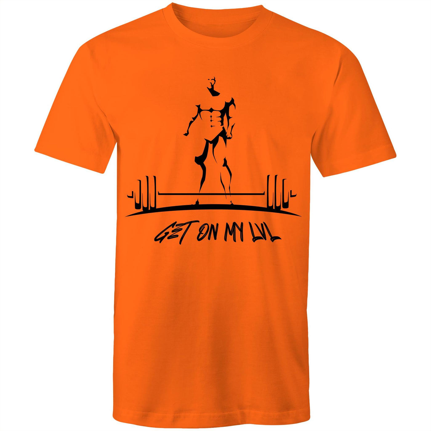 GET ON MY LVL - Mens T-Shirt - FRONT PRINT