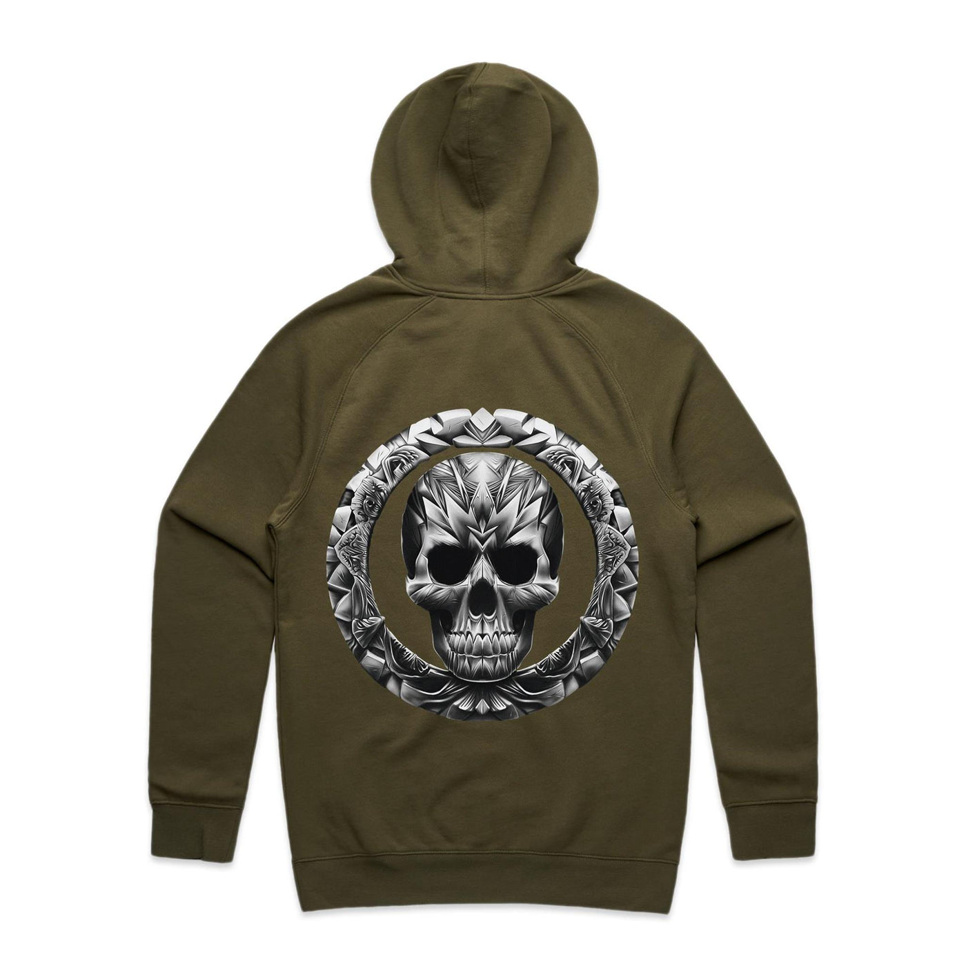 STONE COLD - Mens Pocket Hoodie - BACK PRINT