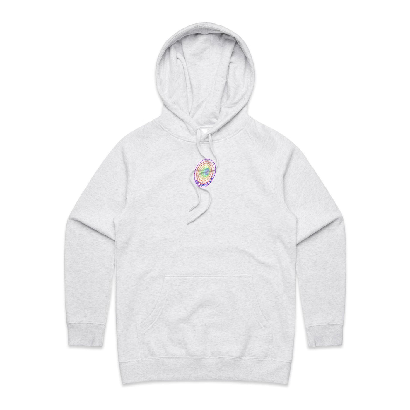 OPEN YOUR MIND (W) - Womens Pocket Hoodie - BACK PRINT