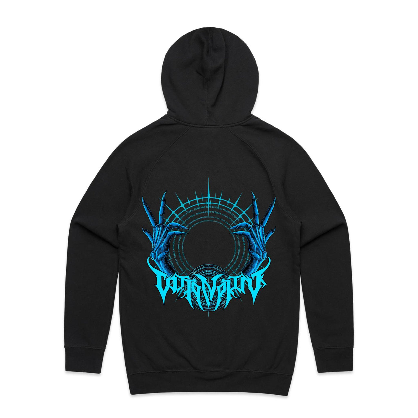 RISING - Mens Pocket Hoodie - BACK PRINT