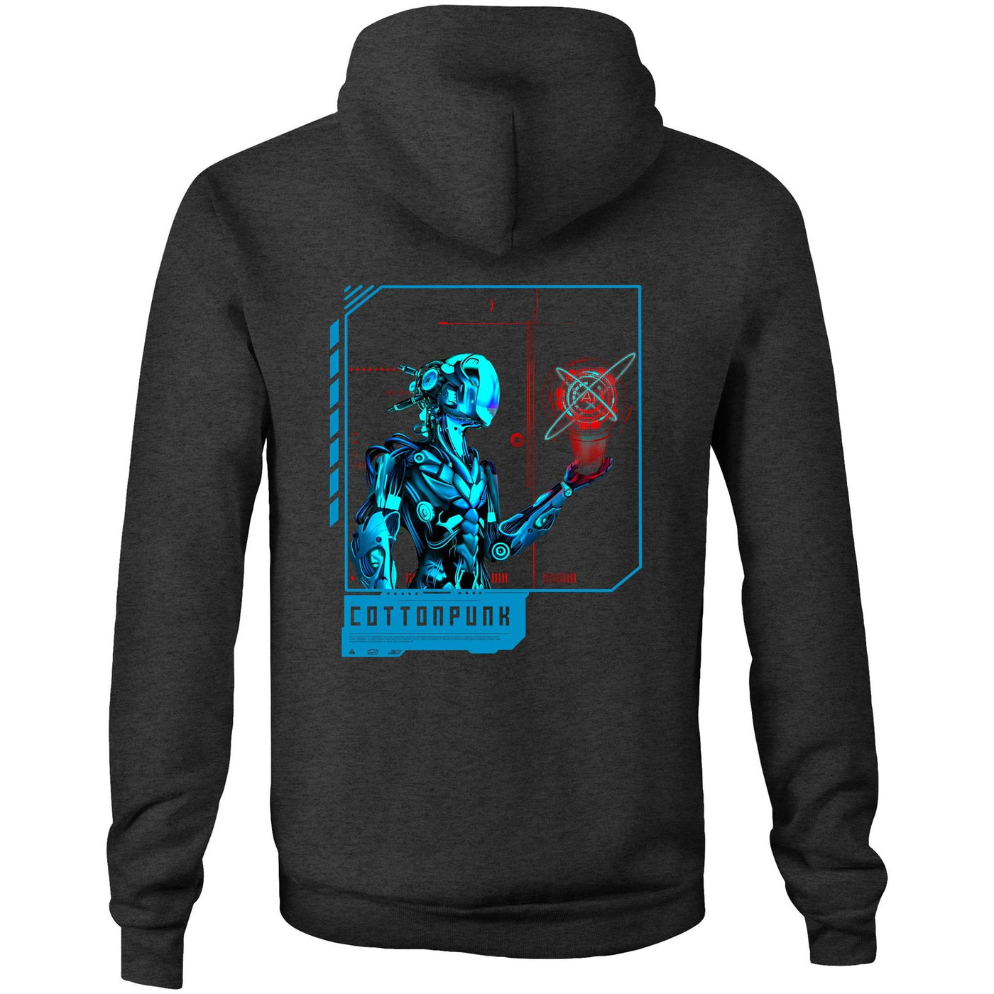 AI CONTROL - Mens Pocket Hoodie - BACK PRINT