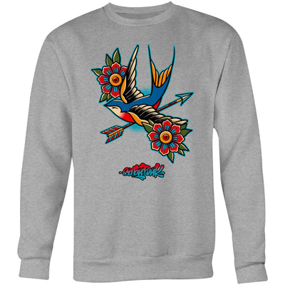 BIRD OF PREY - Mens Sweatshirt - FRONT PRINT