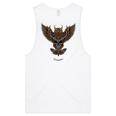 NIGHT HUNT - Mens Sleeveless T-Shirt - BACK PRINT