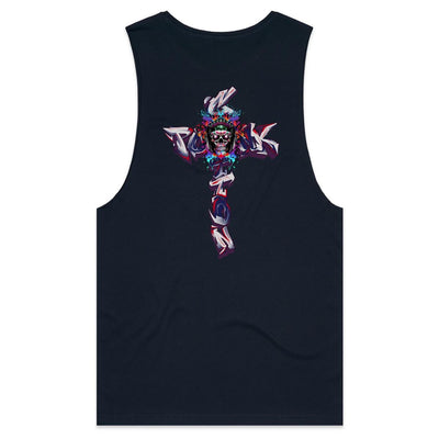 COTTONPUNK X CHILL - Mens Sleeveless T-Shirt - BACK PRINT