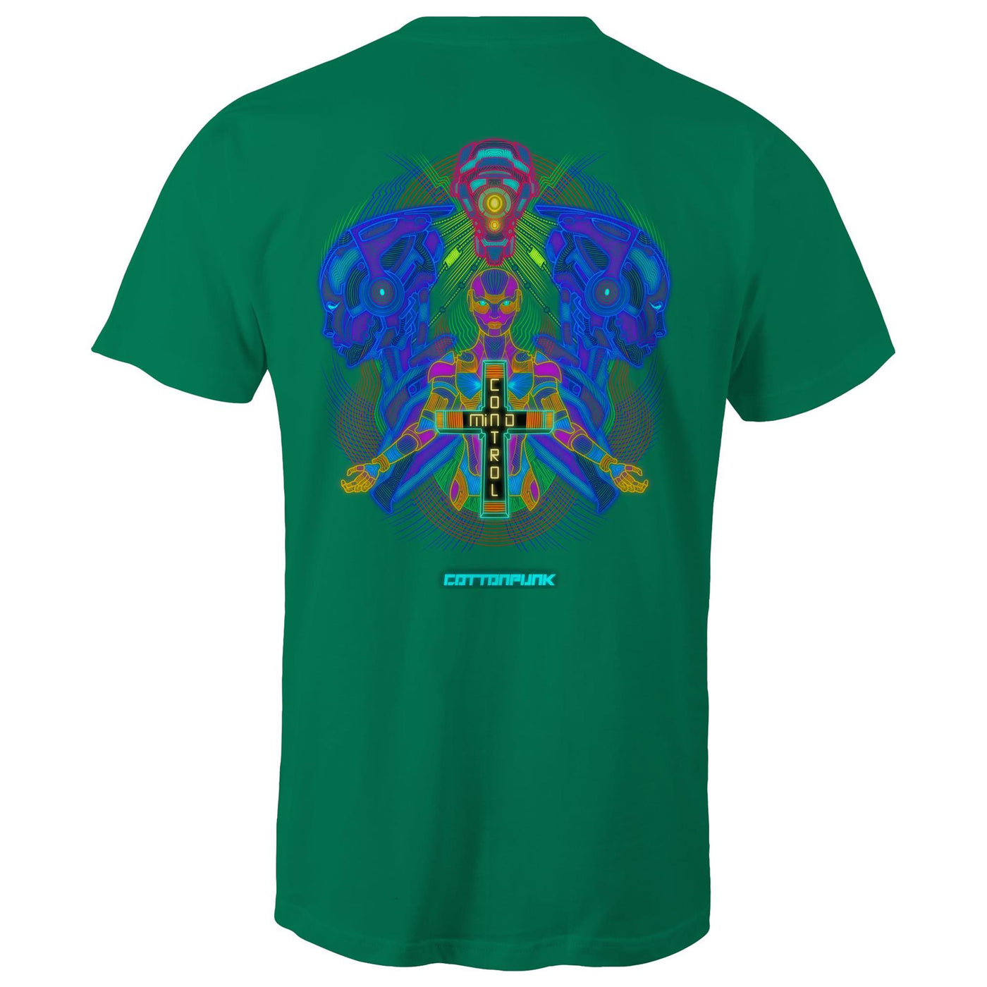 MIND CONTROL - Mens T-Shirt - BACK PRINT