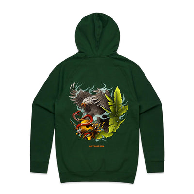 EAGLE - Mens Pocket Hoodie - BACK PRINT