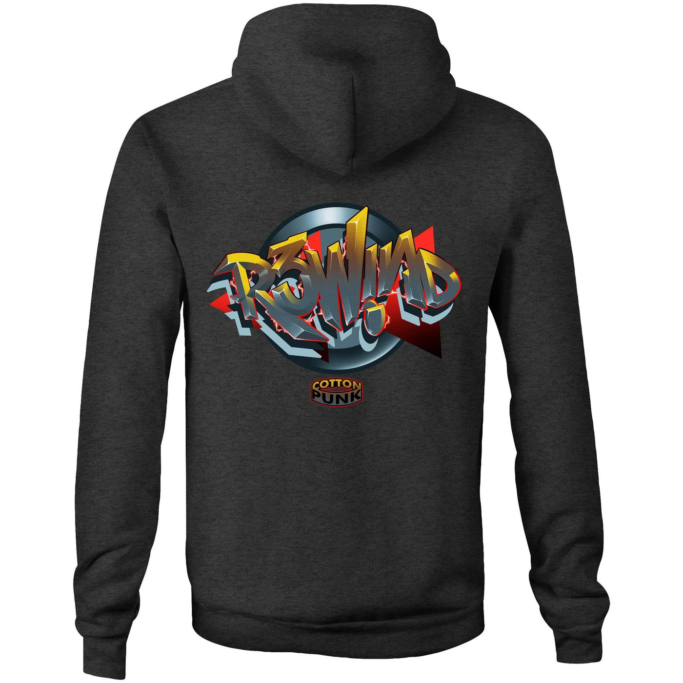 R3WIND - Mens Pocket Hoodie - BACK PRINT