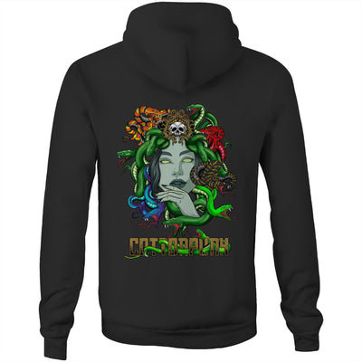 LOOK ME IN THE EYES - Mens Pocket Hoodie - BACK PRINT