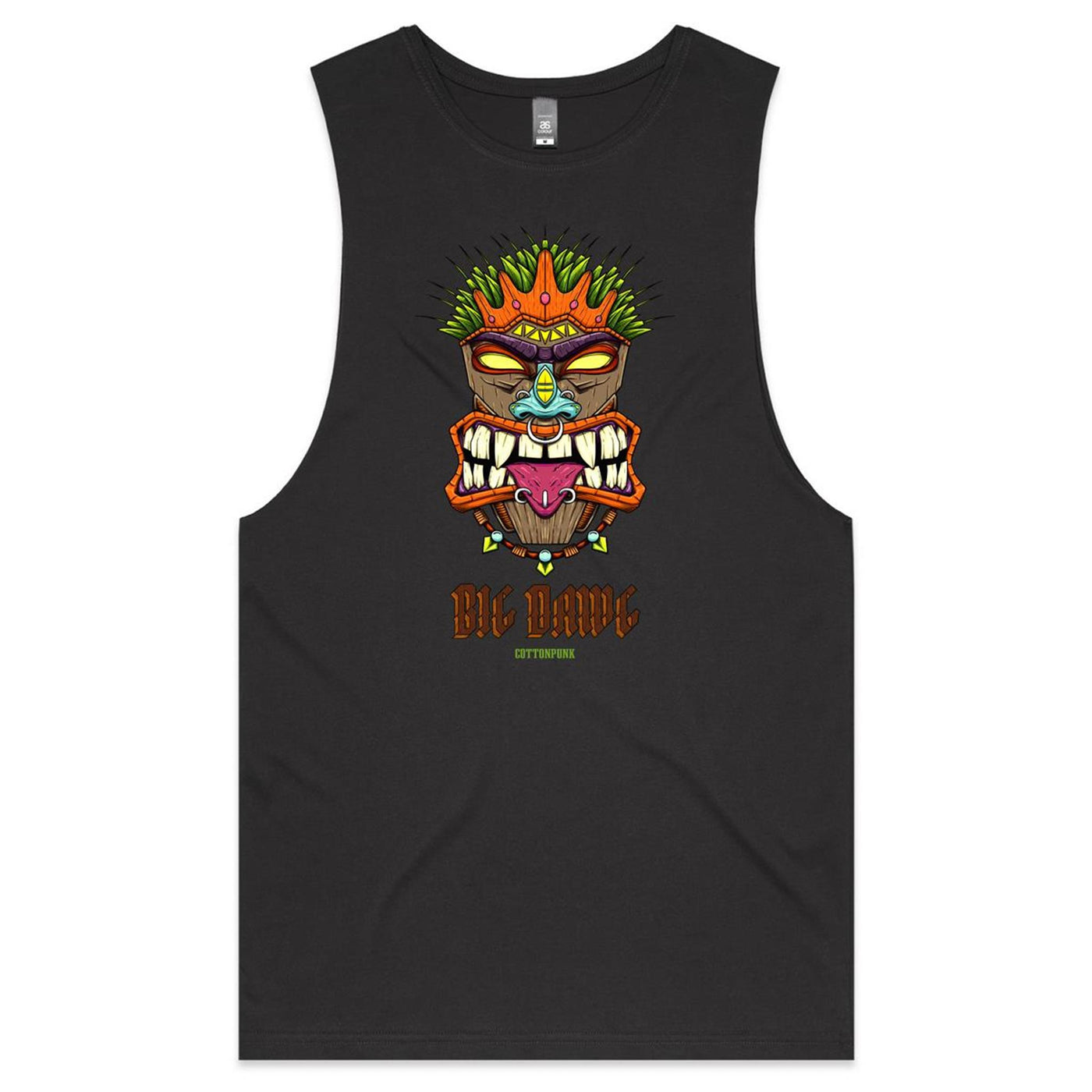 BIG DAWG - Mens Sleeveless T-Shirt - FRONT PRINT