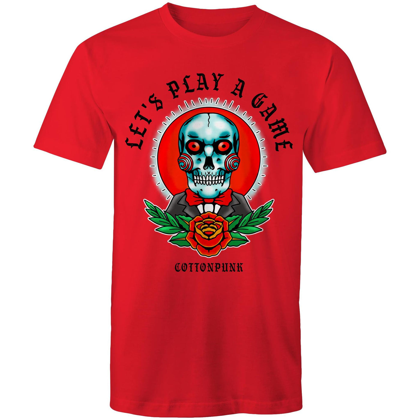 LET'S PLAY A GAME - Mens T-Shirt - FRONT PRINT