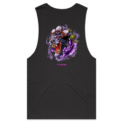 PANTHER - Mens Sleeveless T-Shirt - BACK PRINT