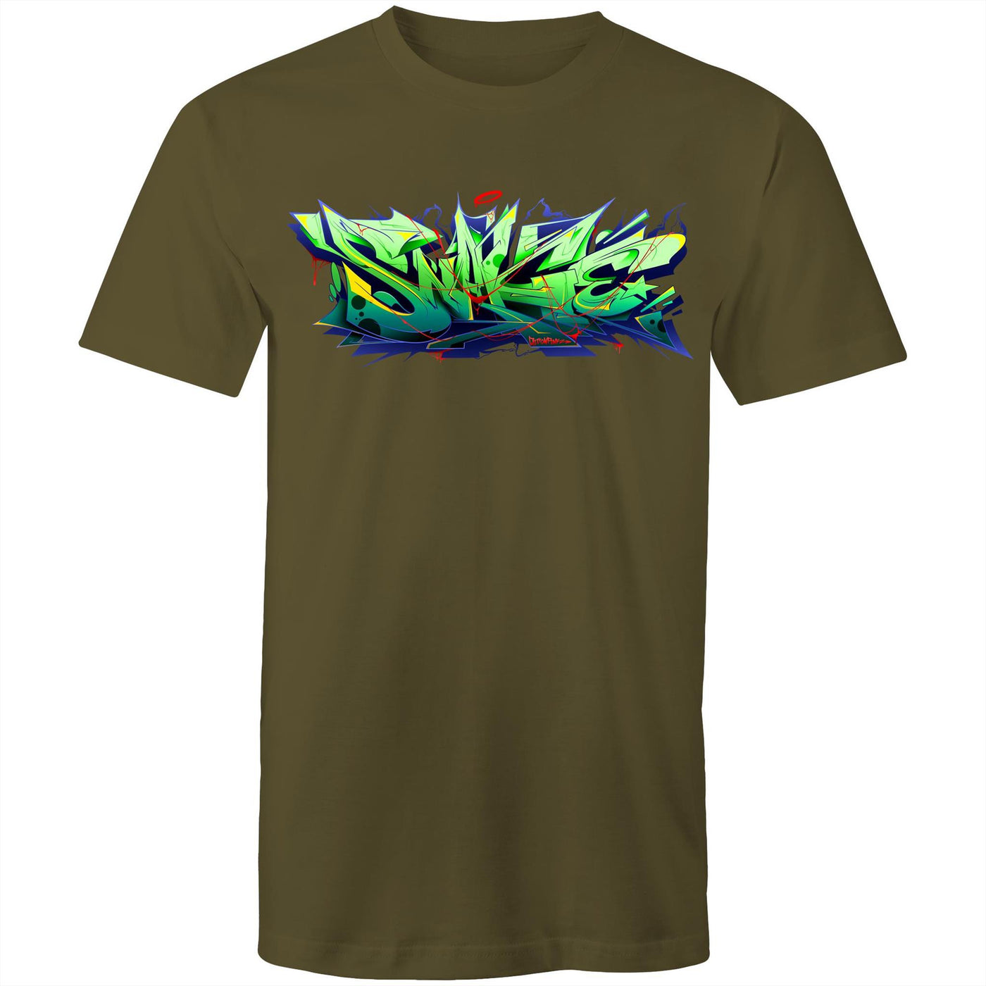 SNAKE (R) - Mens T-Shirt - FRONT PRINT