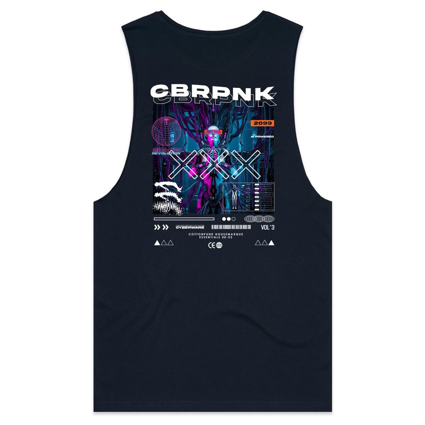 CBRPNK - Mens Sleeveless T-Shirt - BACK PRINT