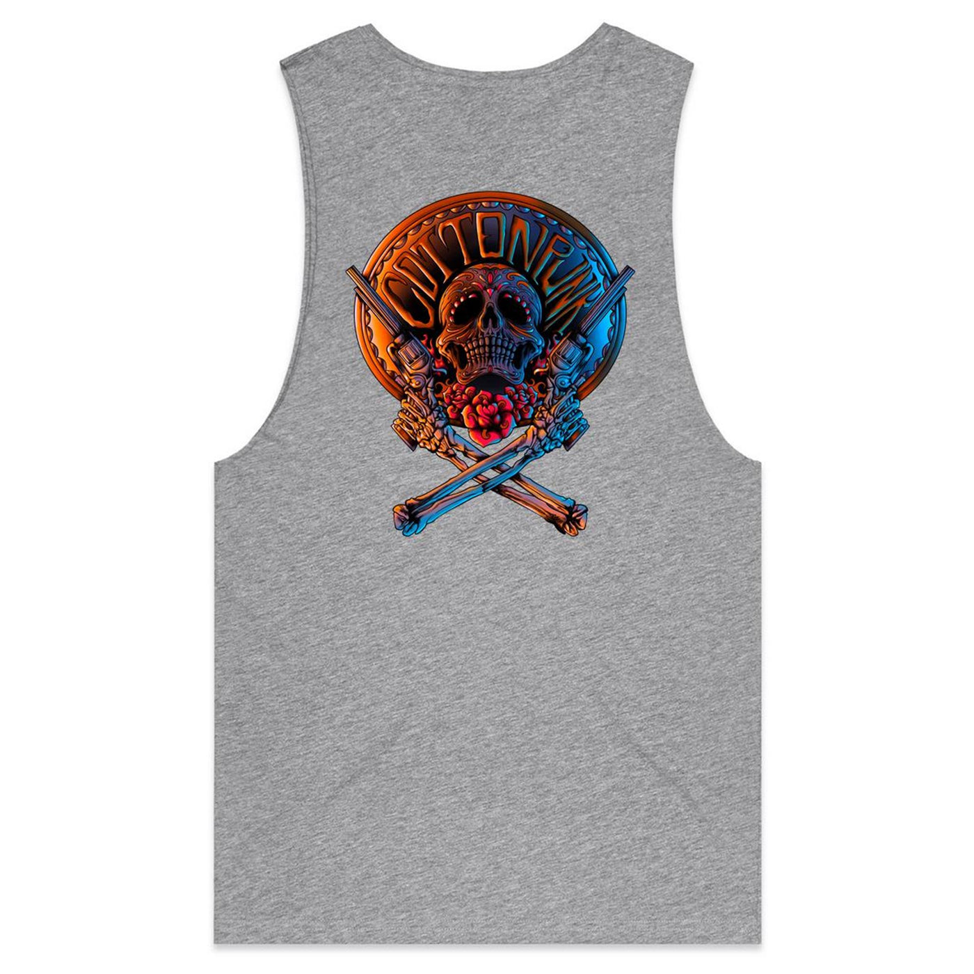 DEAD REDEMPTION - Mens Sleeveless T-Shirt - BACK PRINT