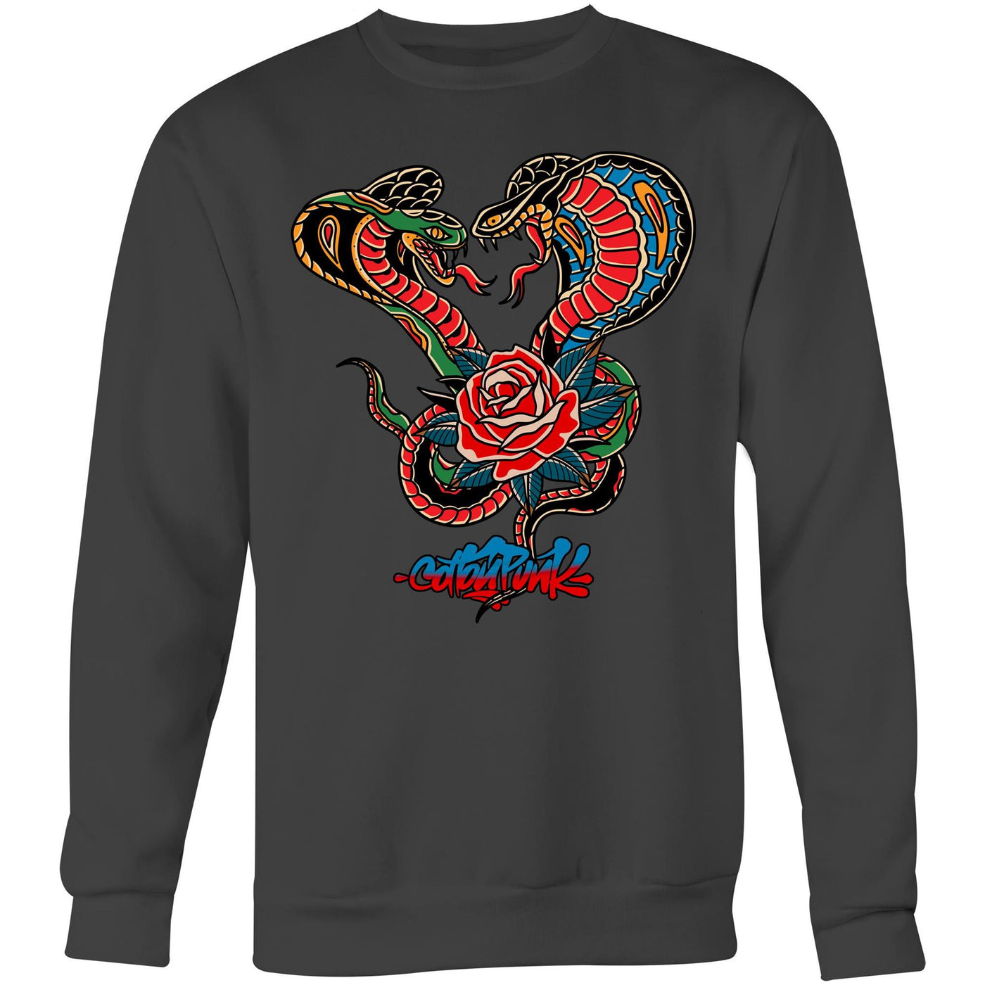 ROMANCE AIN'T DEAD - Mens Sweatshirt - FRONT PRINT